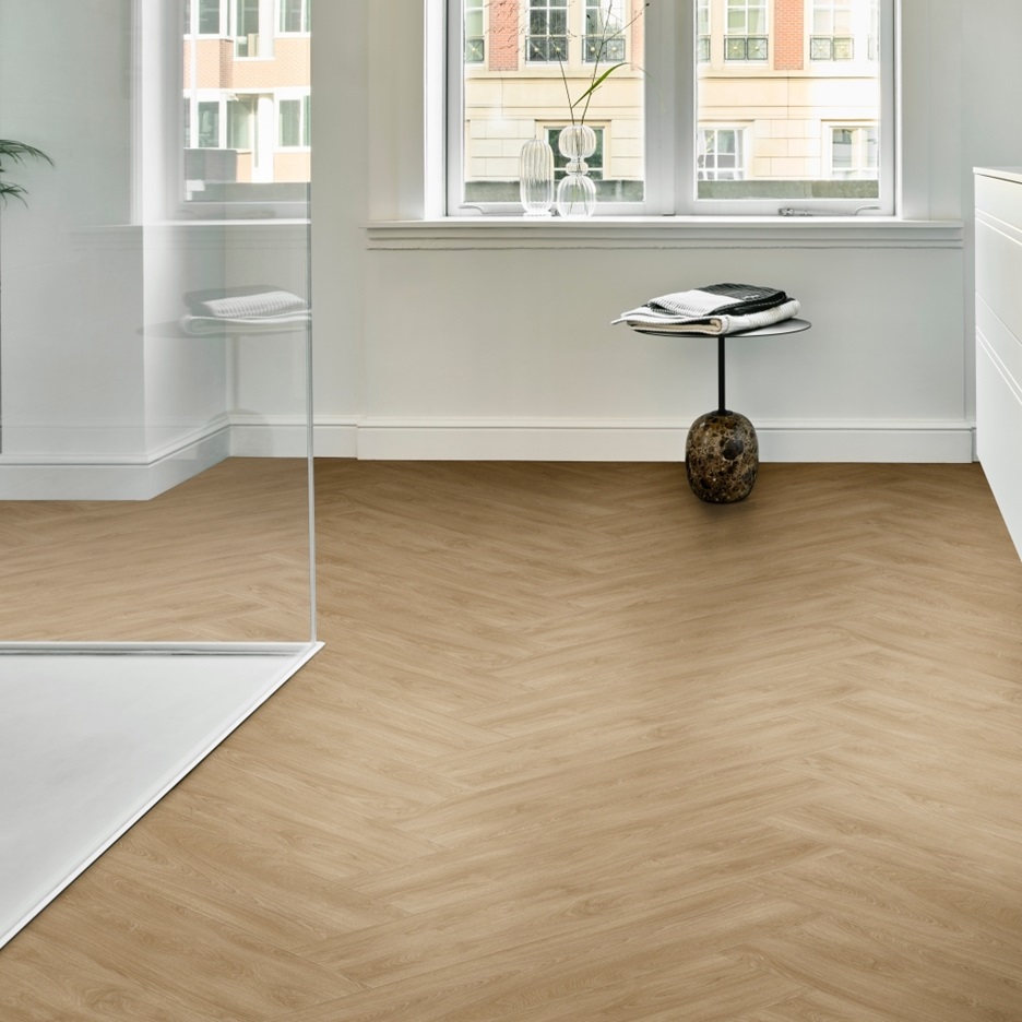  Interior Pictures of Brown Laurel Oak 51824 from the Moduleo Parquetry collection | Moduleo